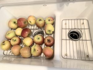 Apples in Sink